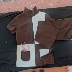 Vintage Stockton Polyester Woman's Leisure Suit